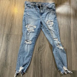 American Eagle Jeggings 14 short